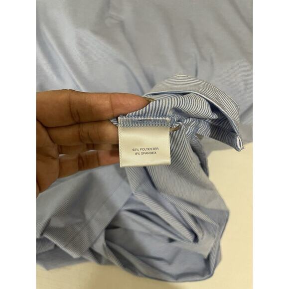 Peter Millar Summer Comfort Jubilee Stripe Short Sleeve Polo Shirt BLUE XL Golf - Picture 8 of 8